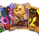 A selection of griefing cards from Marvel Snap.